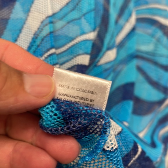 Mens mesh semi sheer Dulce de Leche  fashion shirt - Picture 3 of 5